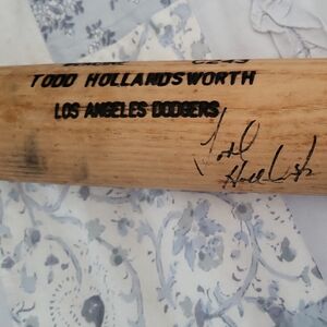 Todd Hollandsworth Los Angeles Dodgers Baseball Bat